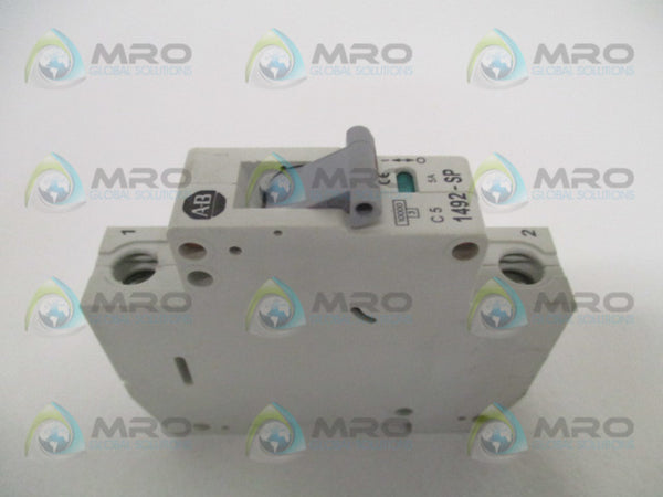 ALLEN BRADLEY 1492-SP1C050 SER. C CIRCUIT BREAKER 5A  UNMP