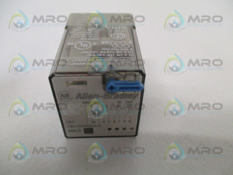 ALLEN BRADLEY 700-HA33Z24-3 SER. D RELAY 24VDC  UNMP