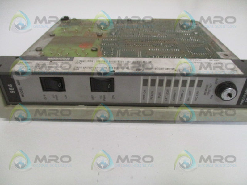 AEG MODICON PC-0984-480 AS-9508-000 CONTROLLER (AS PICTURED)(NO KEY)  UNMP
