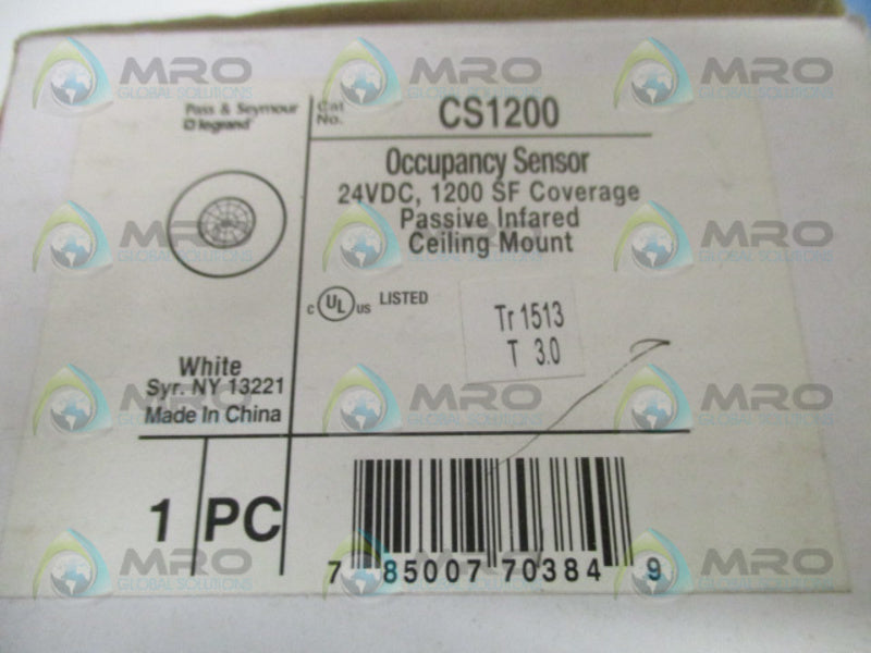 PASS & SEYMOUR LEGRAND CS1200 OCCUPANCY SENSOR NSMP