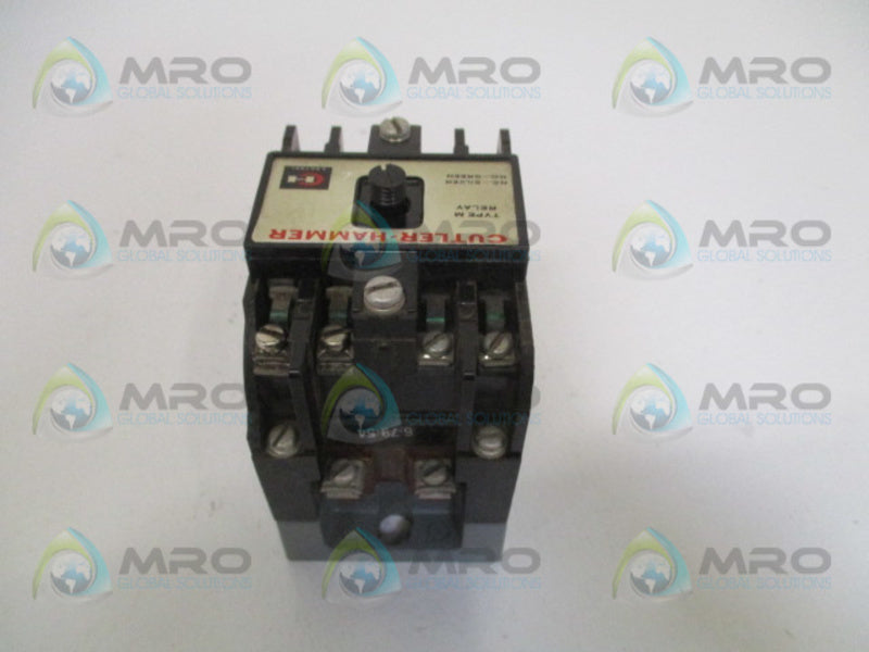 CUTLER HAMMER D26MPR RELAY 110/120V (AS PICTURED)  UNMP