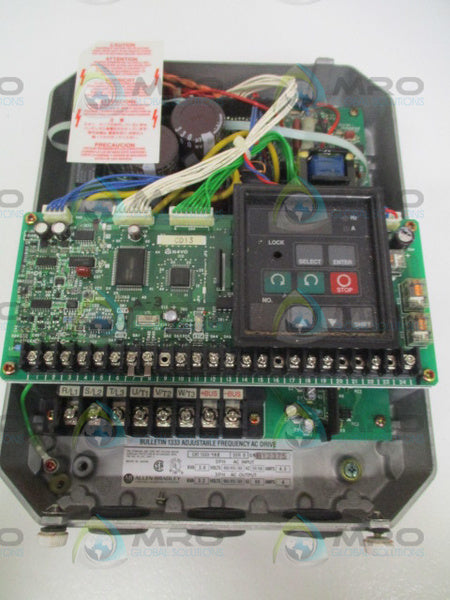 ALLEN BRADLEY 1333-YAB SER. D ADJ. FREQUENCY AC DRIVE (AC PICTURED)  UNMP