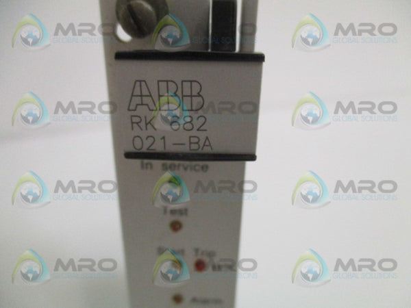 ABB RLVA100 RK682021-BA THERMAL OVERLOAD UNIT MODULE  UNMP