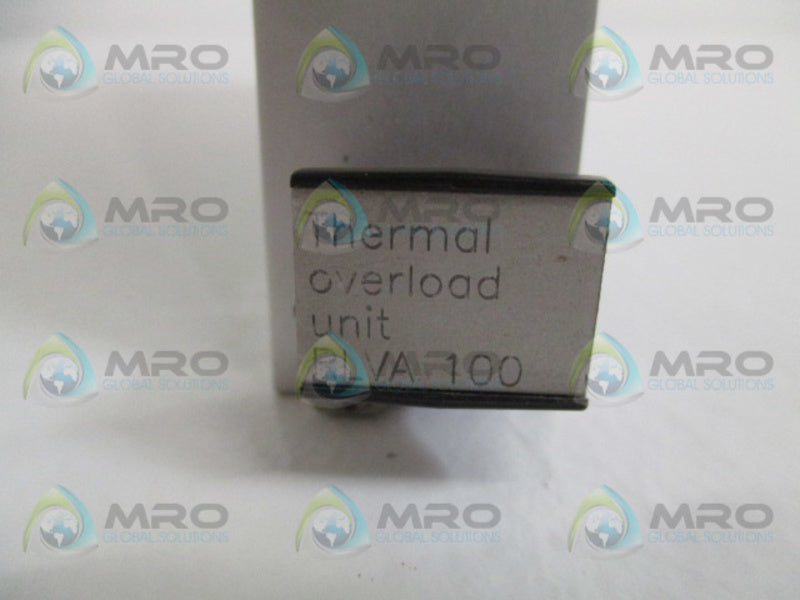 ABB RLVA100 RK682021-BA THERMAL OVERLOAD UNIT MODULE  UNMP