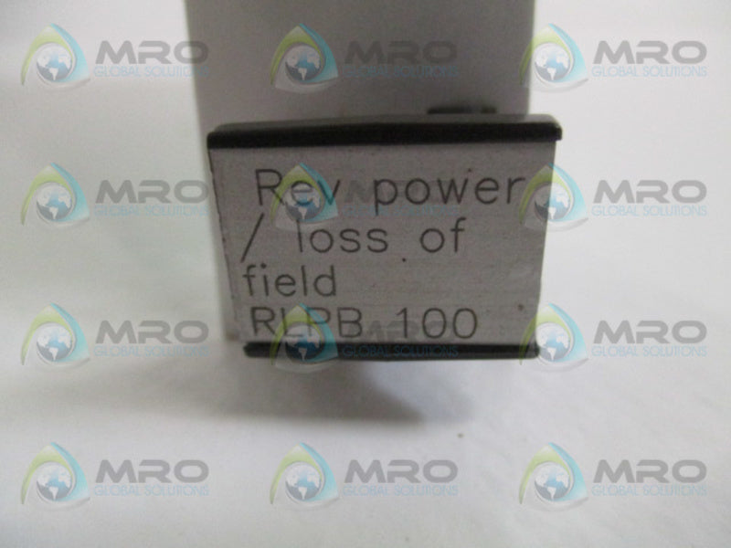 ABB RLPB100 RK682006-BA REVERSE POWER/LOSS OF FIELD MODULE  UNMP