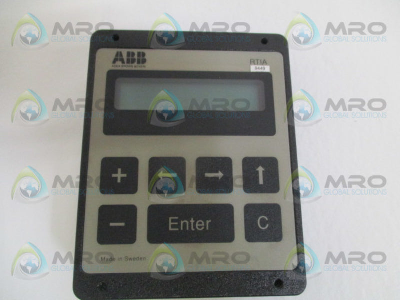 ABB RTIA DISPLAY TERMINAL MODULE (AS PICTURED)  UNMP