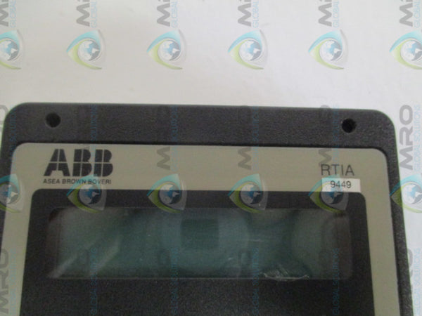ABB RTIA DISPLAY TERMINAL MODULE (AS PICTURED)  UNMP