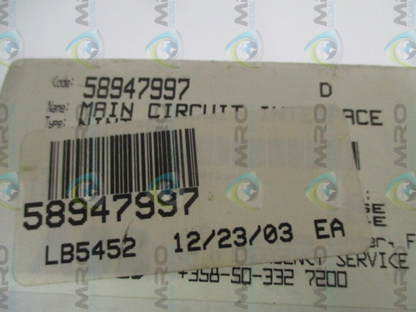 ABB NINT-66 58947997  NSFS