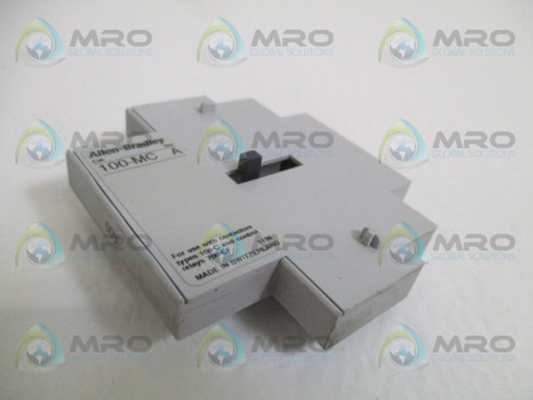 ALLEN BRADLEY 100-MCA00 SER. A AUXILIARY CONTACT  UNMP