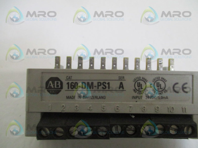 ALLEN BRADLEY 160-DM-PS1 SER. A INTERFACE MODULE  UNMP