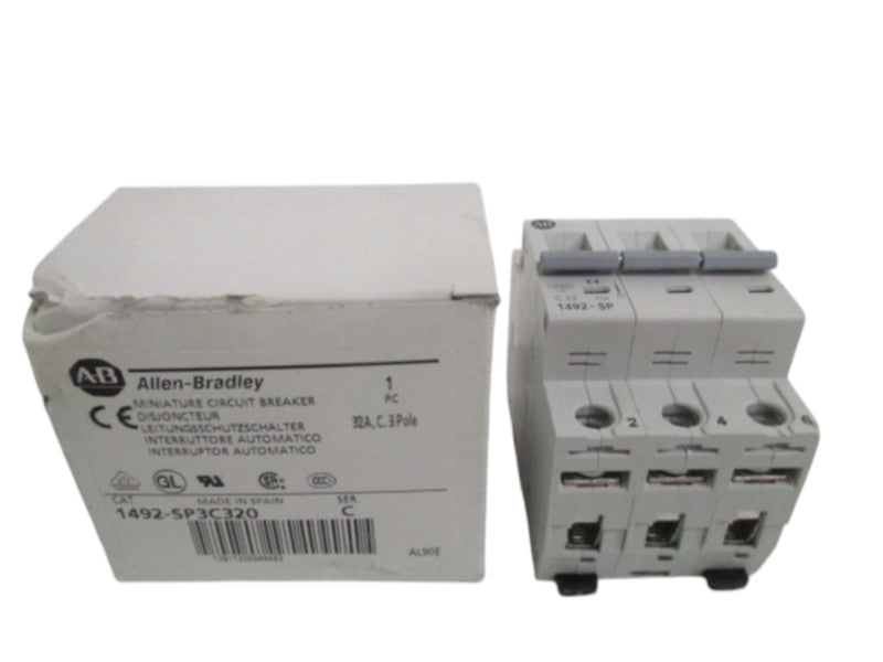 ALLEN BRADLEY 1492-SP3C320 SER. C CIRCUIT BREAKER 32A  NSMP