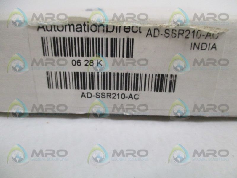 AUTOMATION DIRECT AD-SSR210-AC SOLID STATE RELAY  NSMP