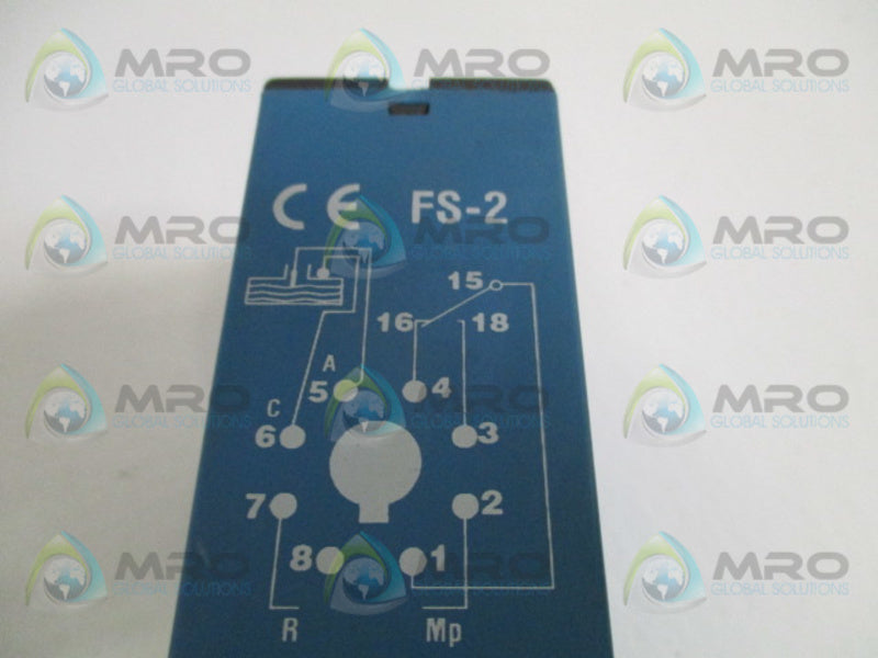 A ELECTRONICS FS-2 LEVEL CONTROL RELAY 220V  UNMP