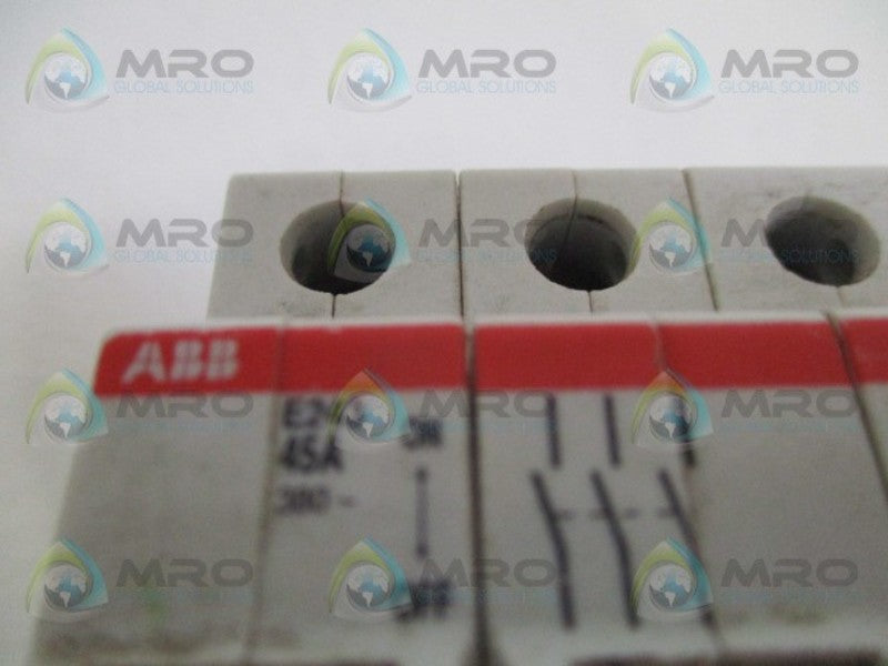 ABB E24345A CIRCUIT BREAKER 45A  UNMP