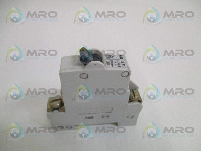 ABB S61-L10A CIRCUIT BREAKER 10A  UNMP