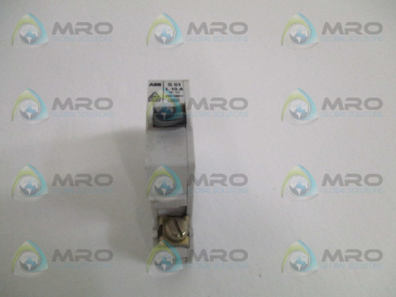 ABB S61-L10A CIRCUIT BREAKER 10A  UNMP