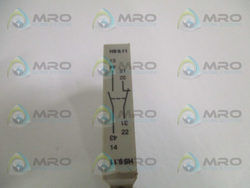 AEG HS9.11 AUXILIARY CONTACT BLOCK  UNMP