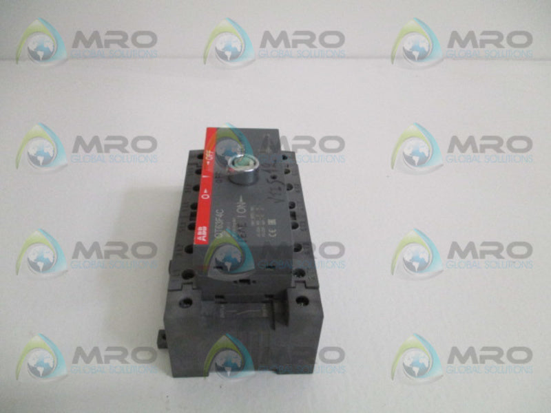 ABB OT63F4C DISCONNECT SWITCH  UNMP