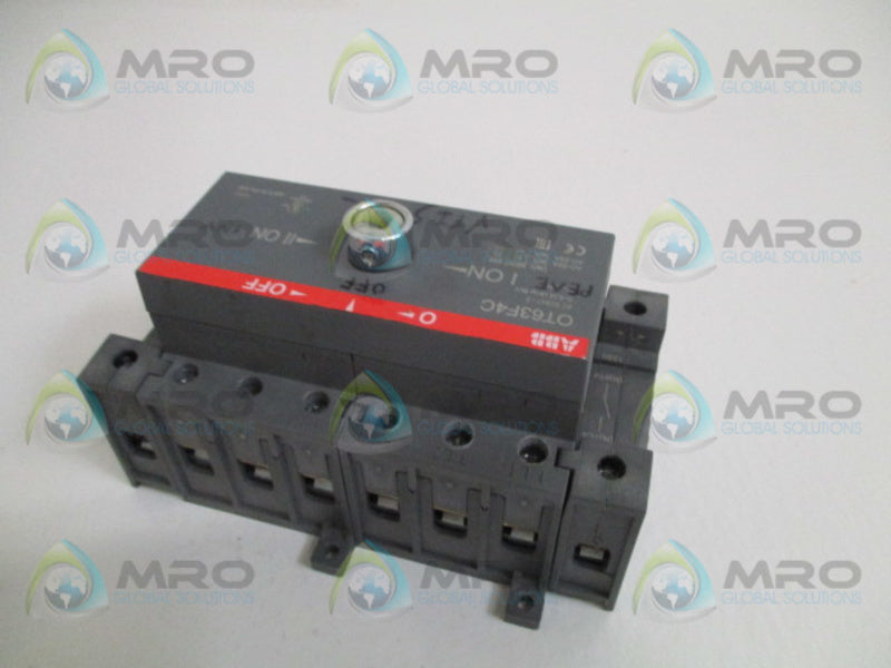 ABB OT63F4C DISCONNECT SWITCH  UNMP