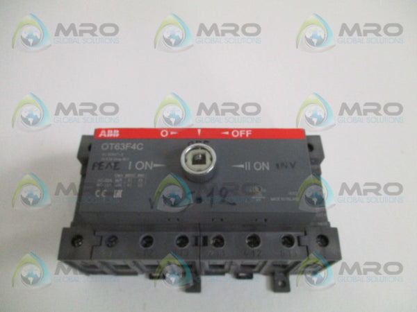 ABB OT63F4C DISCONNECT SWITCH  UNMP