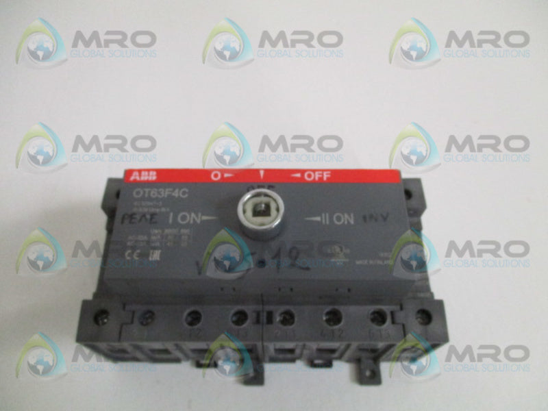 ABB OT63F4C DISCONNECT SWITCH  UNMP