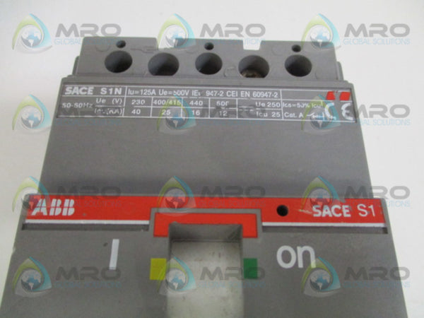 ABB SACES1N CIRCUIT BREAKER  UNMP
