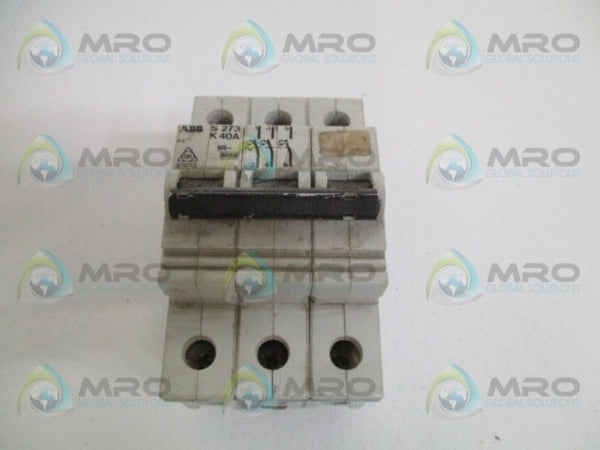 ABB S273-K40A CIRCUIT BREAKER 40A  UNMP