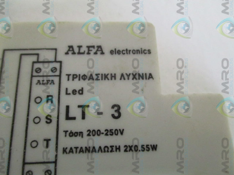 ALFA ELECTRONICS LT-3 RELAY MODULE  UNMP