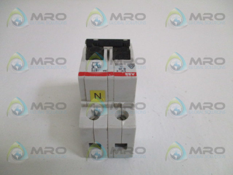 ABB S61-SB20 CIRCUIT BREAKER 20A  UNMP