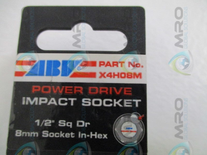 ABV X4H08M POWER DRIVE IMPACT SOCKET 1/2"  NSNP