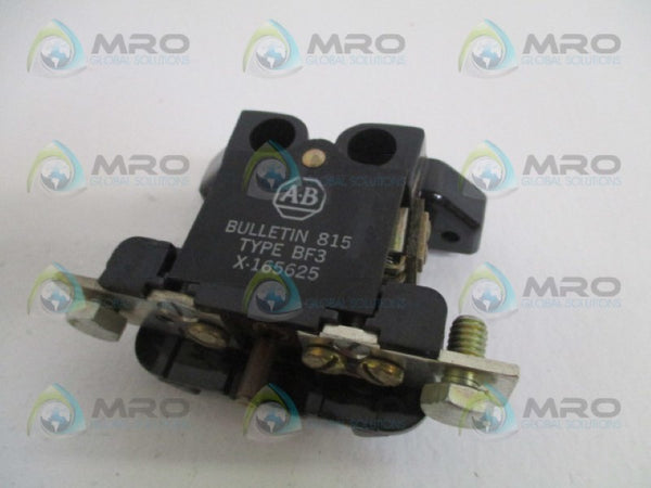 ALLEN BRADLEY X-165625 OVERLOAD RELAY  UNMP