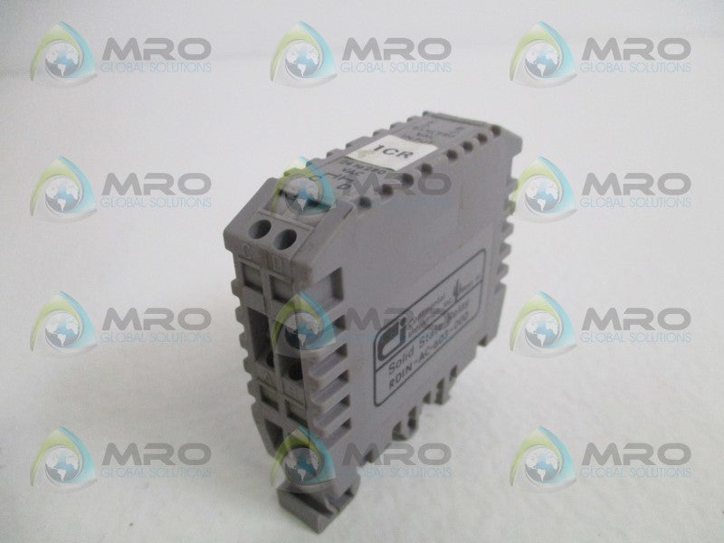 CONTINENTAL INDUSTRIES RDIN-AC-603-000 SOLID STATE RELAY  UNMP