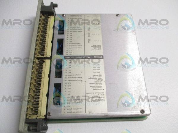 AEG MODICON AS-B872-200 ANALOG OUTPUT MODULE  UNMP