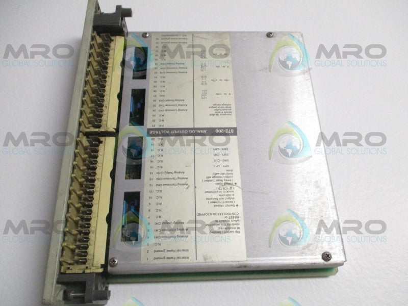 AEG MODICON AS-B872-200 ANALOG OUTPUT MODULE  UNMP