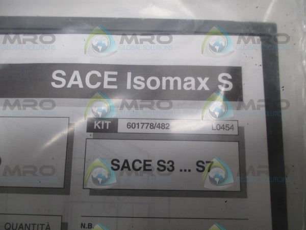 ABB SACE Isomax S 601778/482 FRONT PANEL  NSMP