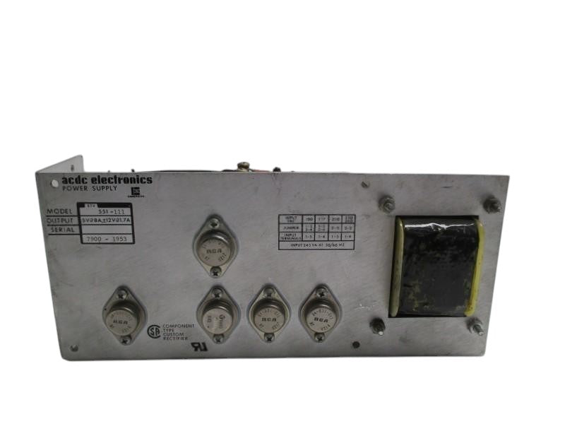 ACDC ELECTRONICS 551-111 POWER SUPPLY  UNMP