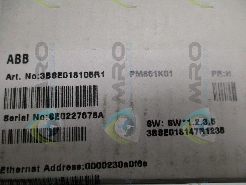 ABB AC800M 3BSE018105R1  NSFS