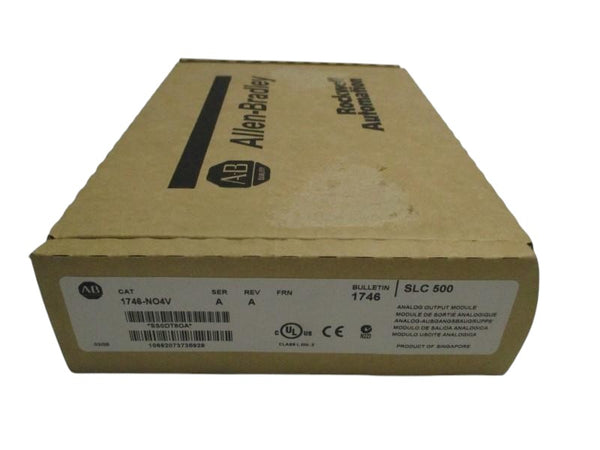 ALLEN BRADLEY 1746-NO4V SER. A OUTPUT MODULE DATE: 2008  NSFS