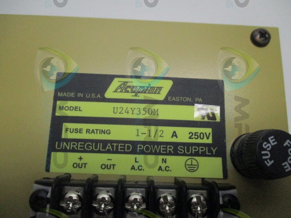 ACOPIAN U24Y350M UNREGULATED POWER SUPPLY  NSNP