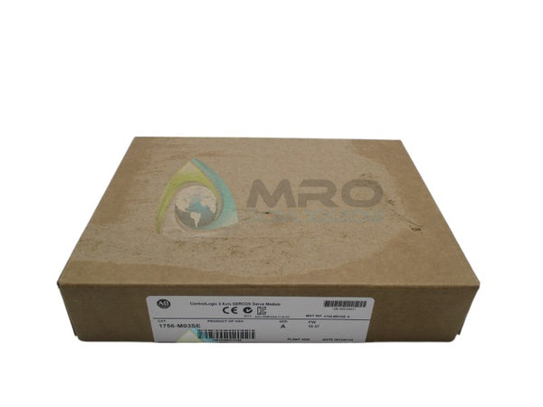 ALLEN BRADLEY 1756-M03SE SER. A F/W 15.37 MODULE DATE: 2015  NSFS