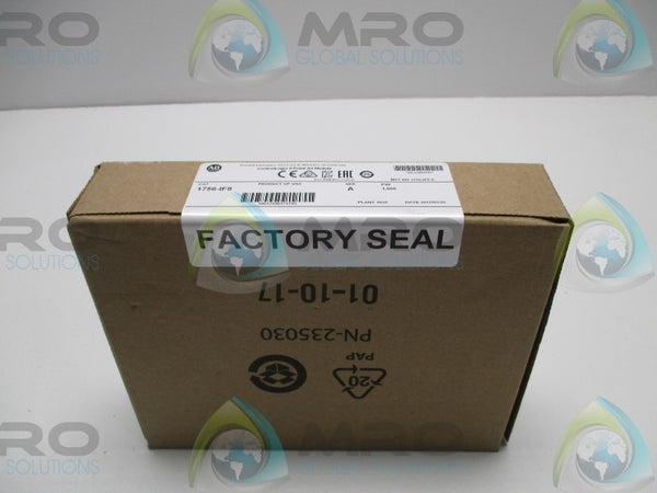 ALLEN BRADLEY 1756-IF8 SER. A F/W 1.005 DATE: 2017  NSFS