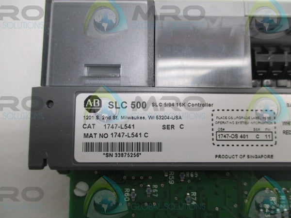 ALLEN BRADLEY 1747-L541 SER. C F/W 11 (NO KEY)  UNMP