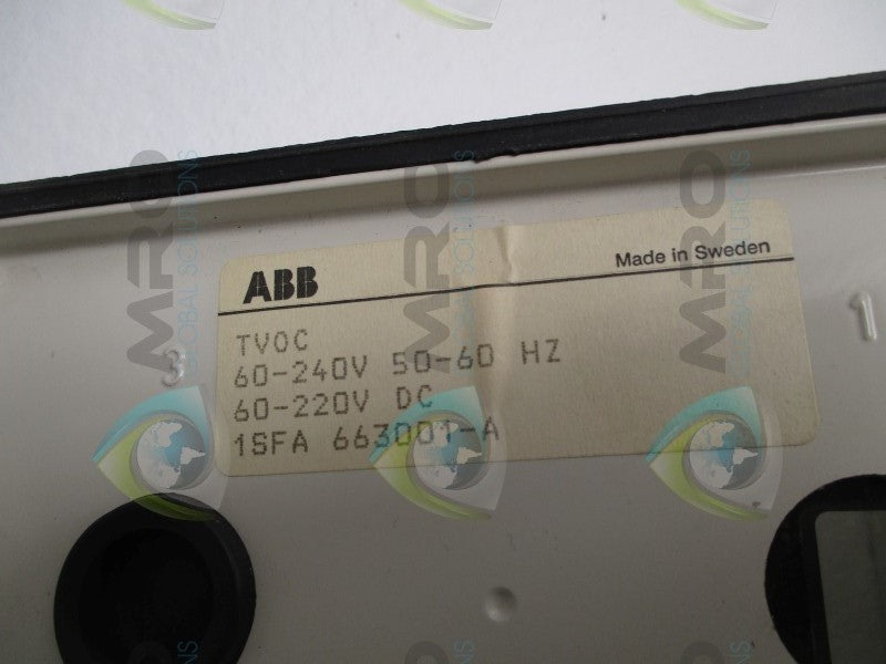 ABB TVOC 1SFA663001-A ARC MONITOR  UNMP