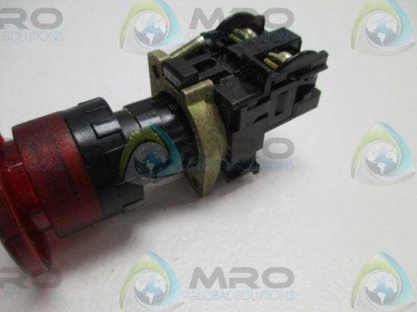 ALCOSWITCH RM145-2 RED PUSBUTTON SWITCH  NSMP