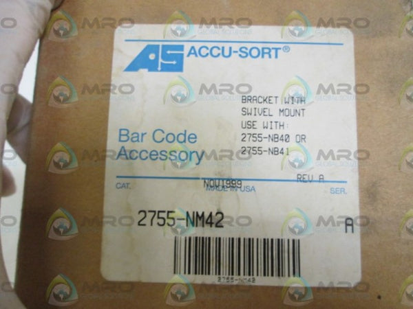 ACCU-SORT MOUNTING BRACKET SWIVEL 2755-NM42 SER. A  NSMP