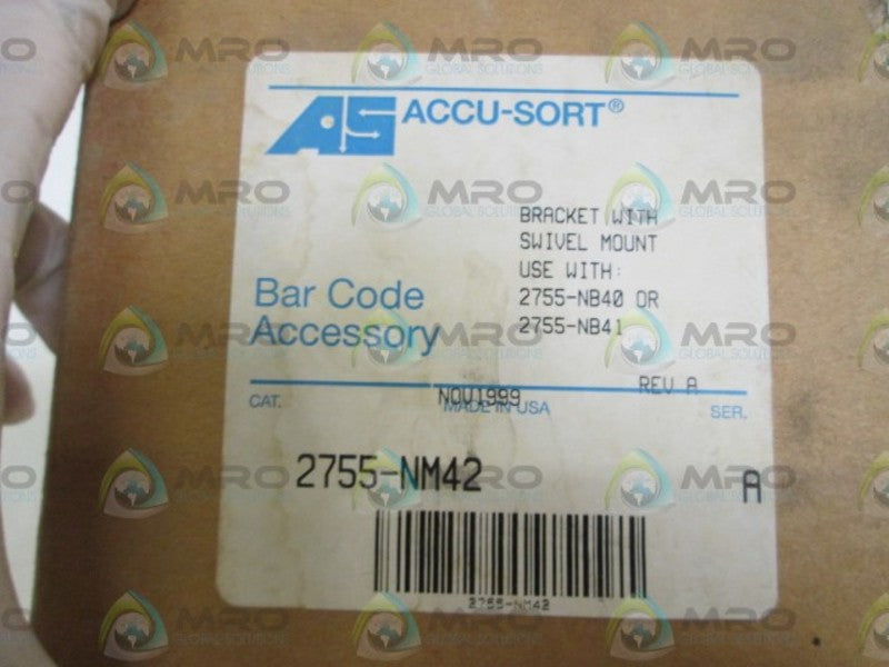 ACCU-SORT MOUNTING BRACKET SWIVEL 2755-NM42 SER. A  NSMP