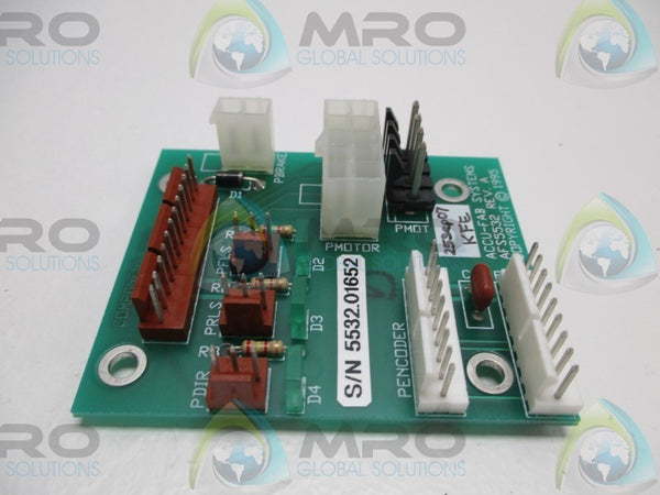 ACCU-FAB AFS5532 INTERFACE CARD  NSNP