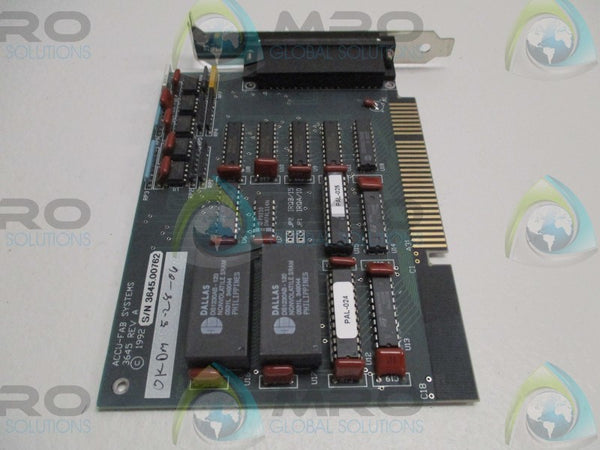 ACCU-FAB 3645 I/O INTERFACE CARD  NSNP