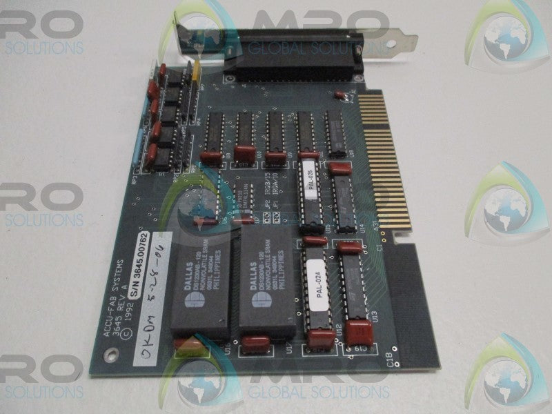 ACCU-FAB 3645 I/O INTERFACE CARD  NSNP