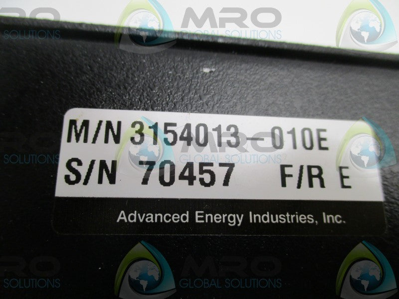 ADVANCED ENERGY 3154013-010E PLASMA PROCESS CONTROLLER  NSNP